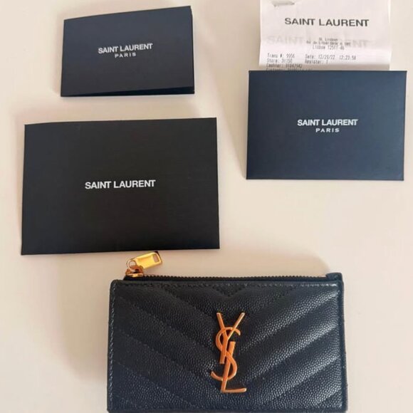 YSL Cassandre Card Holder - Picture 1 of 5